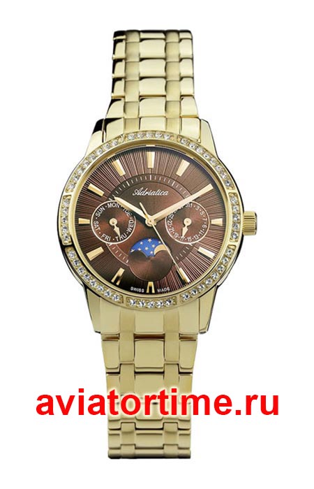    Adriatica A3601.111GQFZ Moonphase for Her
