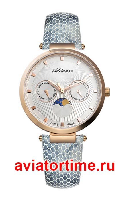    Adriatica 3703.9243QF Moonphase for Her