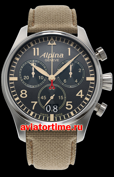   Alpina AL-372BGR4S6 AVIATIONStartimerPilot
Chronograph Big Date