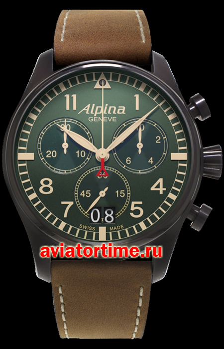   Alpina AL-372GR4FBS6 AVIATIONStartimerPilot
Chronograph Big Date
