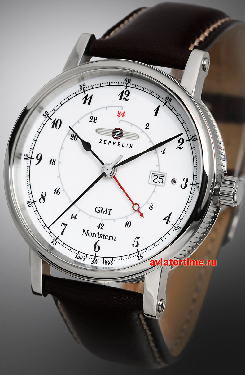 Немецкие наручные мужские часы Zeppelin 7546-1 NORDSTERN