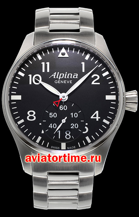   Alpina AL-280B4S6B AVIATIONStartimer Pilot Big Date