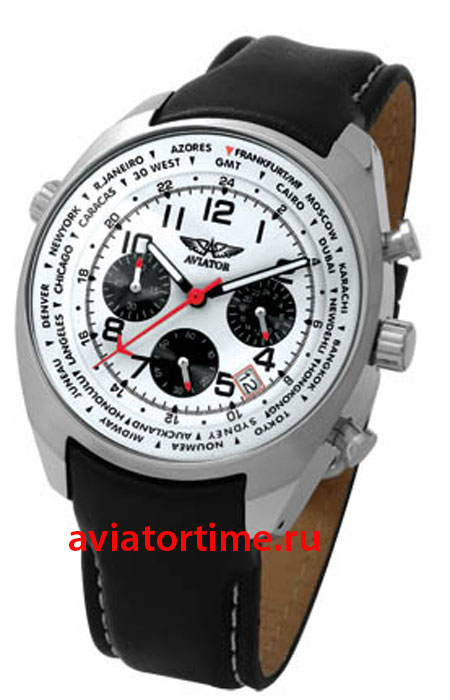 Российские часы авиатор AVW5839G4 мужские кварцевые часы