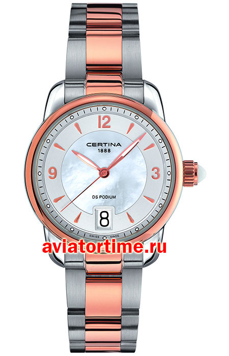 Швейцарские наручные женские часы Certina C025.210.22.117.00 DS PODIUM LADY