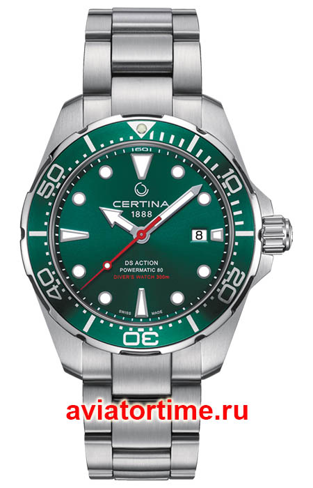 Часы Certina C032.407.11.091.00. Швейцарские наручные мужские часы. DS  ACTION DIVER AUTOMATIC