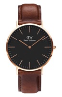 Шведские часы Daniel Wellington Classic Black St Mawes DW00100124