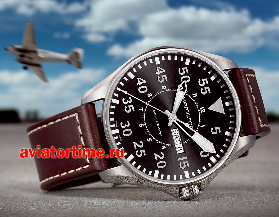 Купить Часы Hamilton Pilot Day Date Quartz