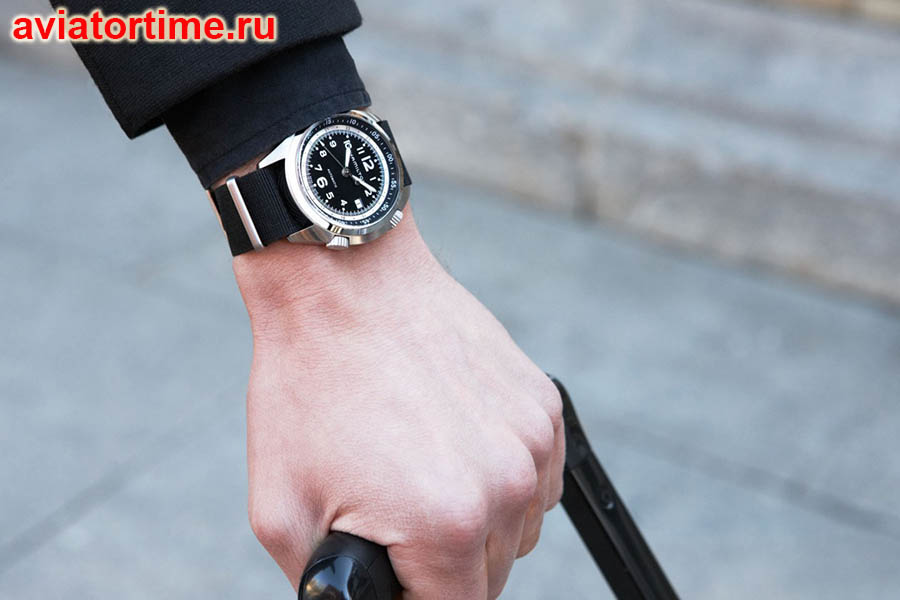 Купить часы HAMILTON H76455933 KHAKI AVIATION PILOT PIONEER AUTO ...