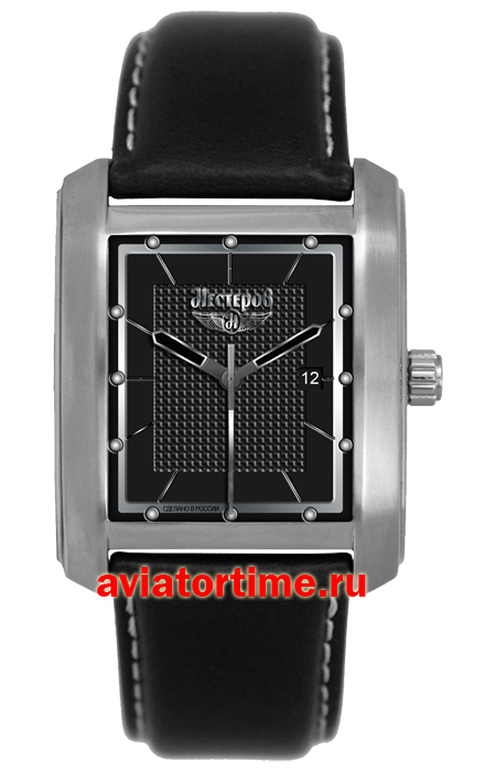 Мужские Российские наручные часы НЕСТЕРОВ H095802-02E Самолет ТУ-134.