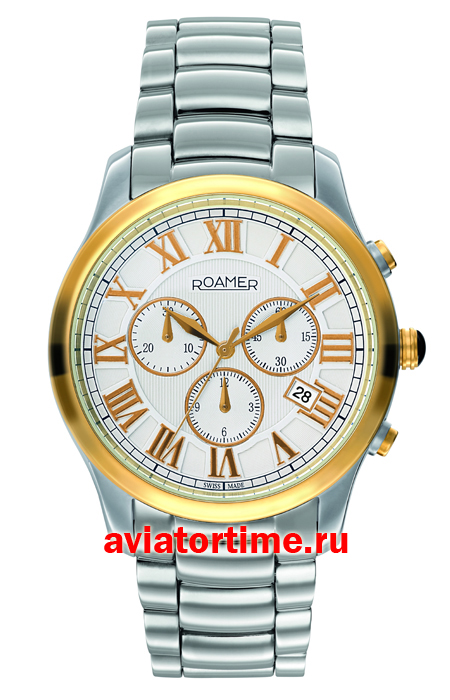 Швейцарские наручные мужские часы ROAMER 530 837 47 12 50 Osiris Chrono.