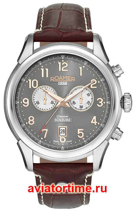 Швейцарские наручные <b>мужские часы ROAMER</b> 540951 49 06 05 ...