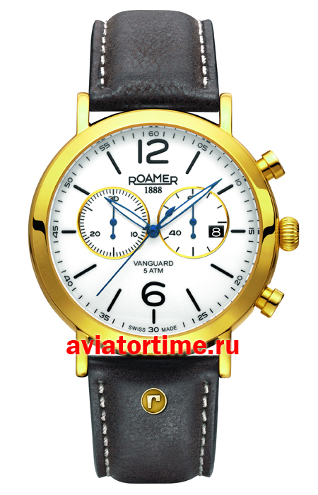 Швейцарские наручные мужские часы ROAMER 935951 48 24 09 Vanguard.