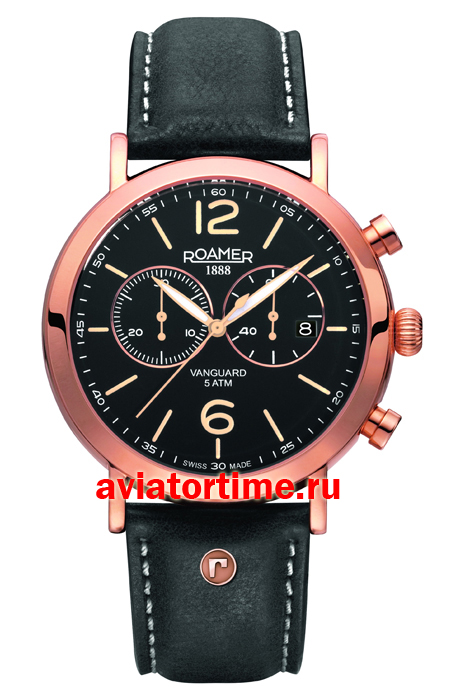 Швейцарские наручные мужские часы ROAMER 935951 49 54 09 Vanguard.