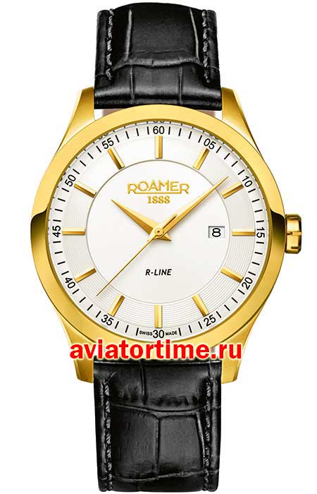 Швейцарские часы ROAMER 943 856 48 25 09 серия R-Line. Наручные мужские ...