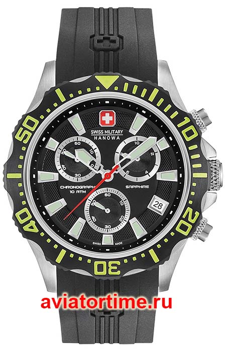    Swiss Military Hanova 06-4305.04.007.06 Patrol Chrono