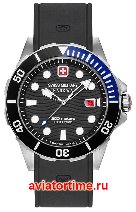    Swiss Military Hanova 06-4338.04.007.03 Offshore Diver