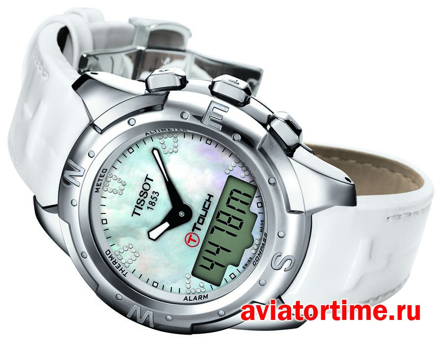 Швейцарские наручные женские часы Tissot T047.220.46.116.00 T-TOUCH II
