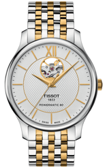 Швейцарские часы TISSOT T063.907.22.038.00 Powermatic 80 Open Heart