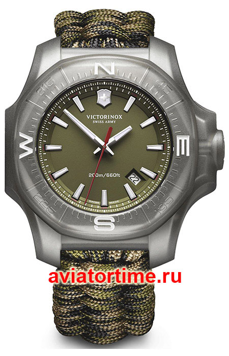 Мужские швейцарские часы Victorinox 241727 I.N.O.X. с бампером