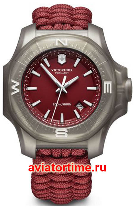 Мужские швейцарские часы Victorinox 241744 I.N.O.X. с бампером