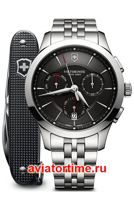 Мужские швейцарские часы Victorinox 241745.1 Alliance Chronograph