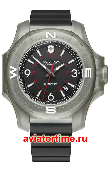 Мужские швейцарские часы Victorinox 241883 I.N.O.X. с бампером