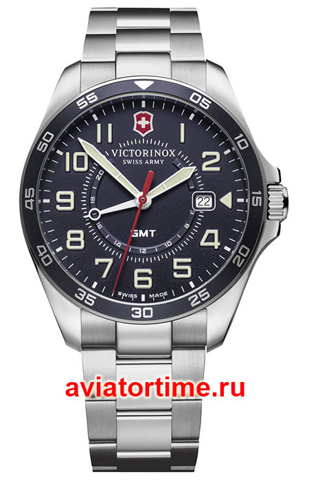 Мужские швейцарские часы Victorinox 241896 Fieldforce GMT