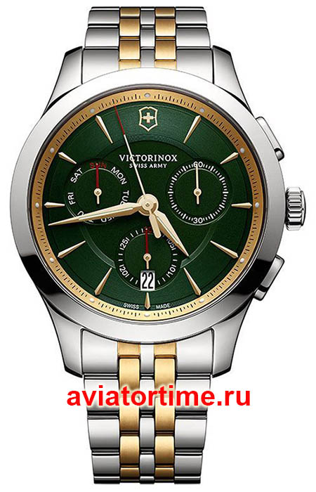 Мужские швейцарские часы Victorinox 249117 Alliance Chronograph